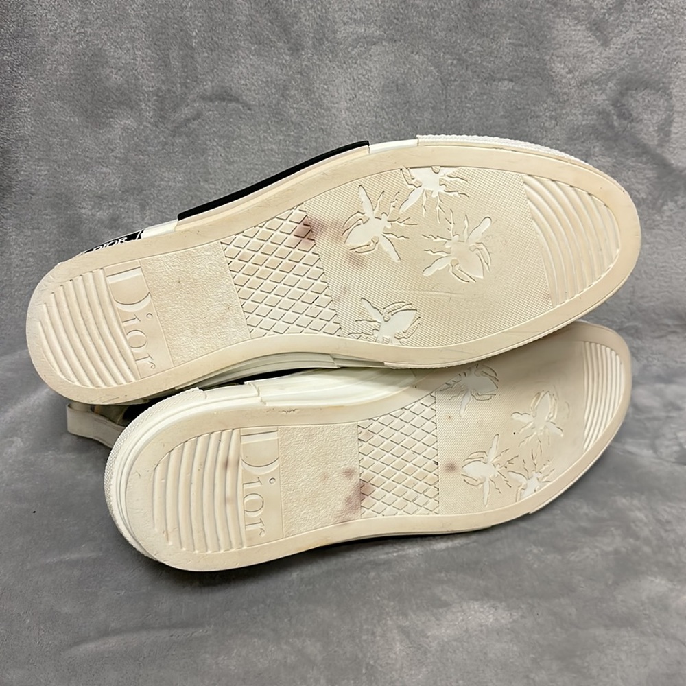 Christian Dior B23 Oblique Logo Canvas Sneakers Size 45 - Picture 9 of 10